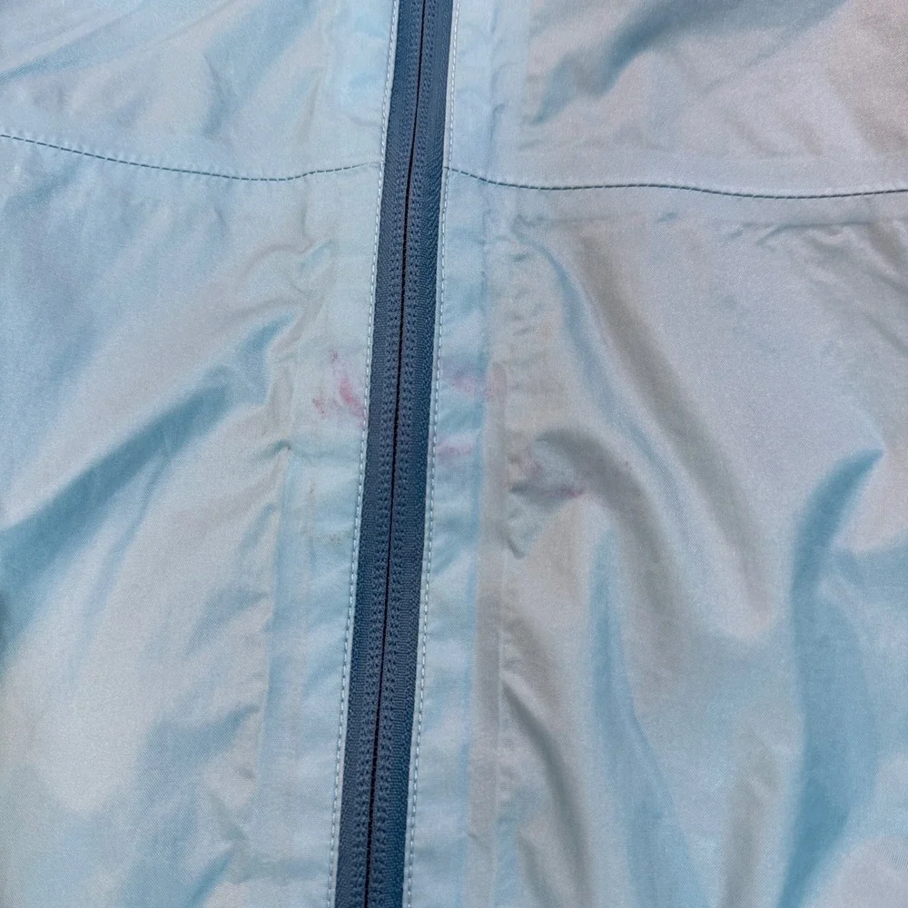 The North Face Kids Blue Hooded Windbreaker Jacket Full Zip 18-24M